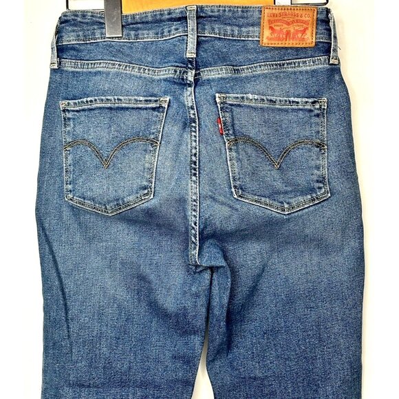 Levi's Womens Jeans 70's High Rise Bell Bottom Flare Distressed Cotton Sz 26x26 - Picture 5 of 16